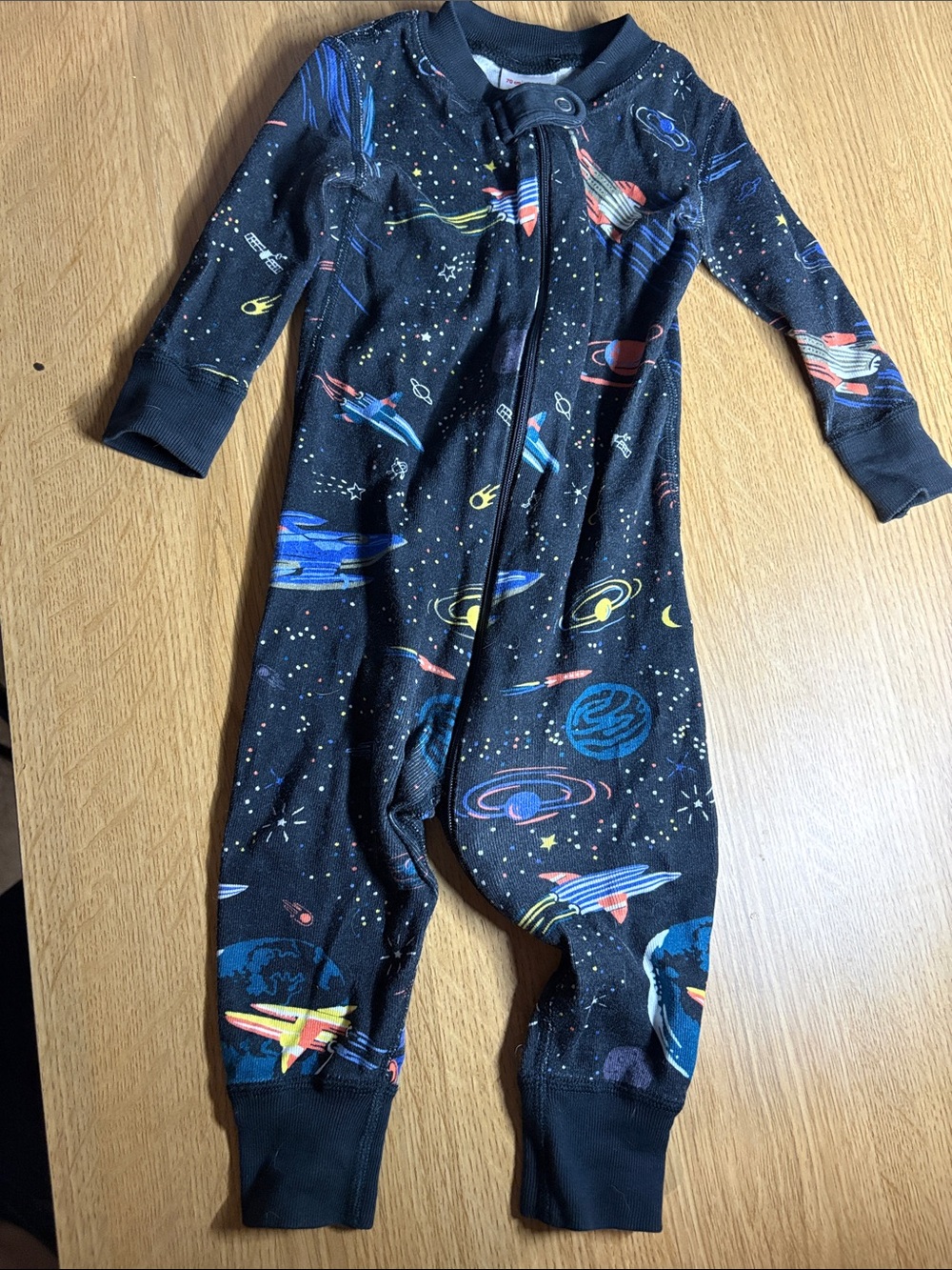 Hanna Andersson Space themed bodysuit
